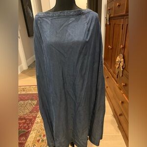 Valerie Stevens Dark Blue Maxi Skirt